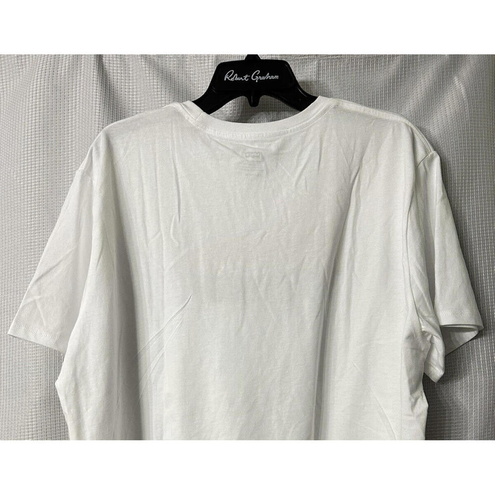 NWT Levis Mens Short Sleeve Casual White T Shirt Freedom Size XXL - Picture 11 of 11